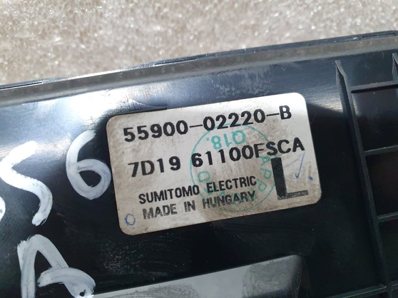 Recambio de mando climatizador para toyota auris luna+ referencia OEM IAM 5590002220B  