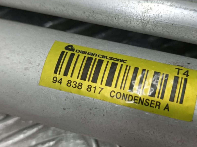 Recambio de condensador / radiador aire acondicionado para chevrolet aveo lt referencia OEM IAM 94838817  DAIHAN CALSONIC