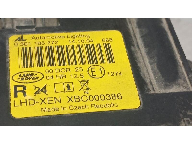 Recambio de faro derecho para land rover range rover (lm) vogue referencia OEM IAM XBC000386 XENON POCO SUCIO POR DENTRO 0301185