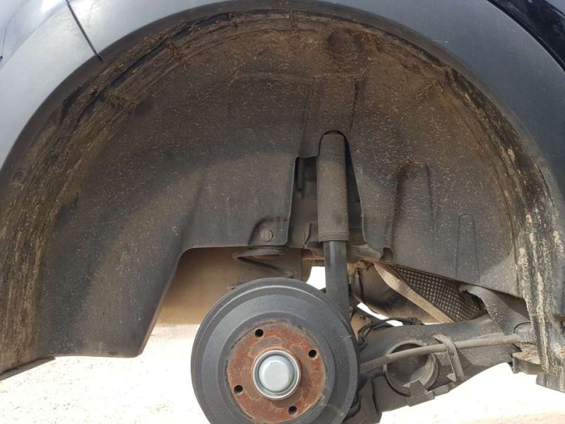 Recambio de plastico pase rueda tras. dch. para citroën c3 feel referencia OEM IAM 9812159580  