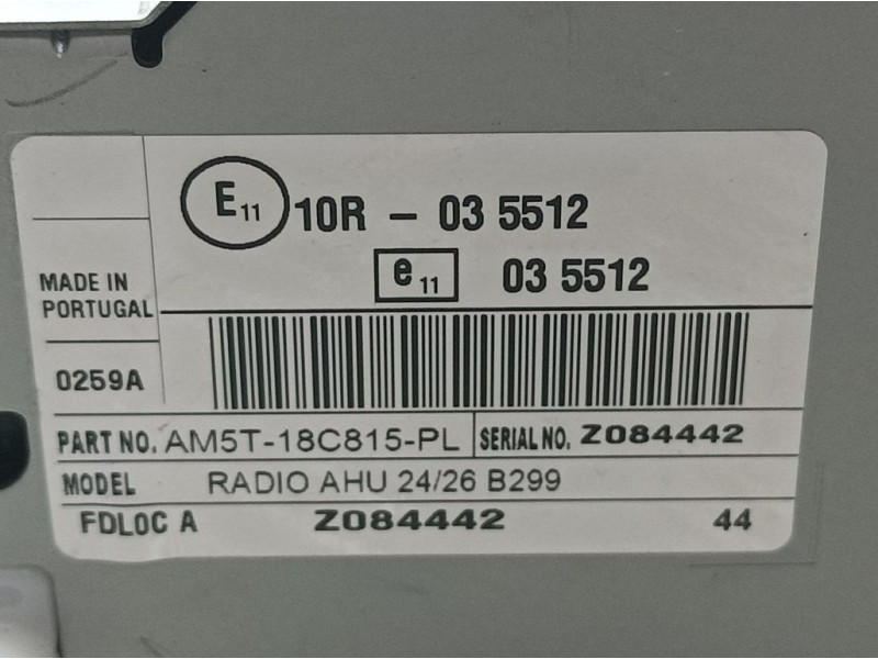 Recambio de modulo electronico para ford fiesta (ccn) trend referencia OEM IAM AM5T18C815PL AHU2426B299 