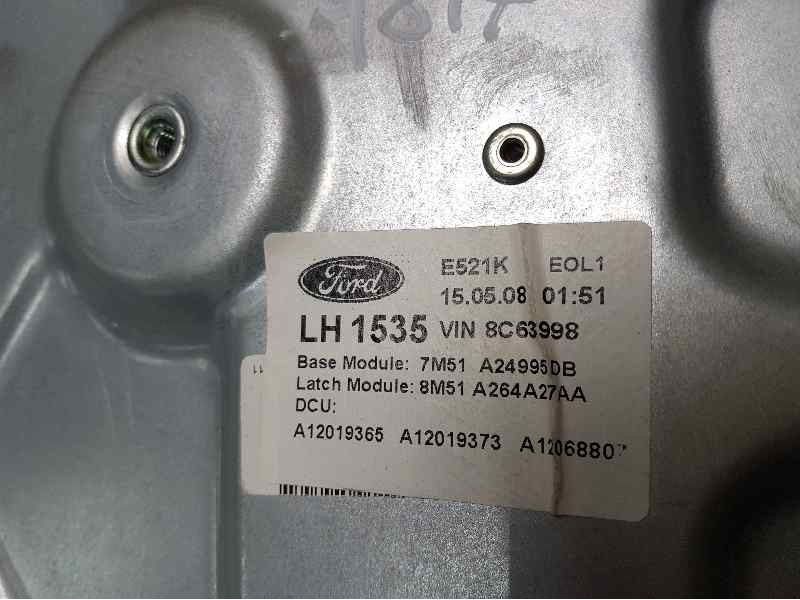 Recambio de elevalunas trasero izquierdo para ford focus turnier (cb4) trend referencia OEM IAM 7M51A24995DB 8M51A264A27AA ELECT