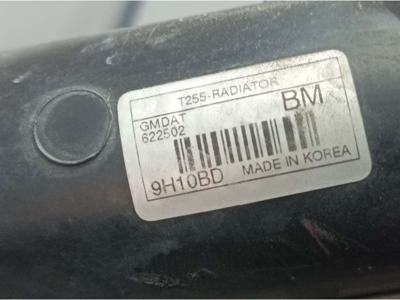 Recambio de radiador agua para chevrolet aveo lt referencia OEM IAM 95227749 622502 