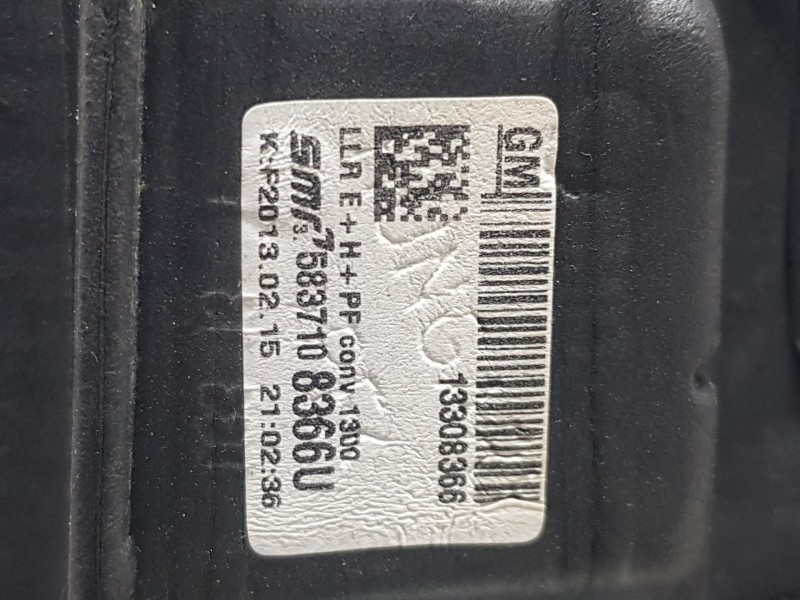 Recambio de retrovisor derecho para opel astra j sedán 1.4 turbo (69) referencia OEM IAM 13308366 ELECTRICO ABATIBLE 7 PINS 