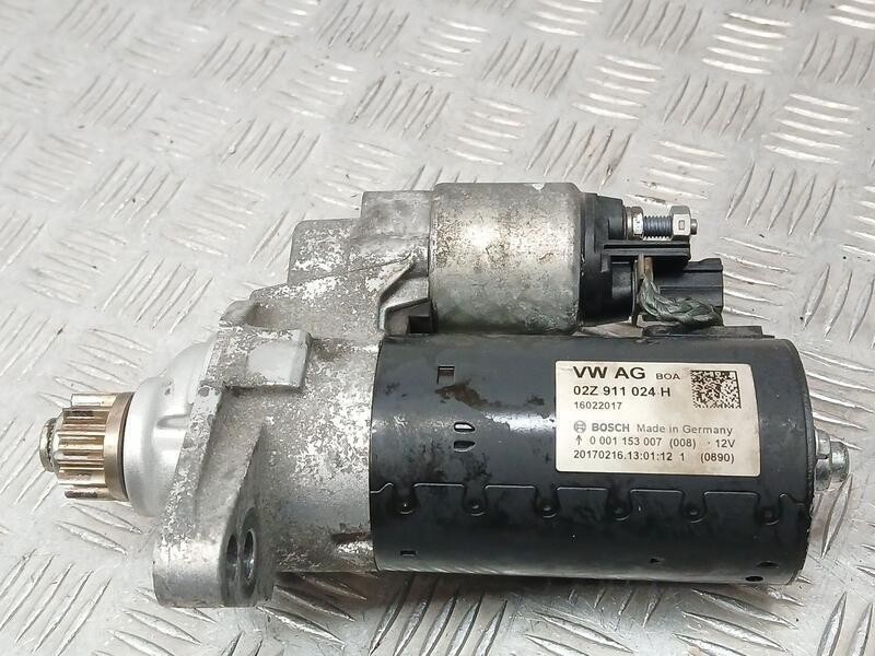Recambio de motor arranque para skoda rapid ambition referencia OEM IAM 02Z911024H BOSCH 0001153007