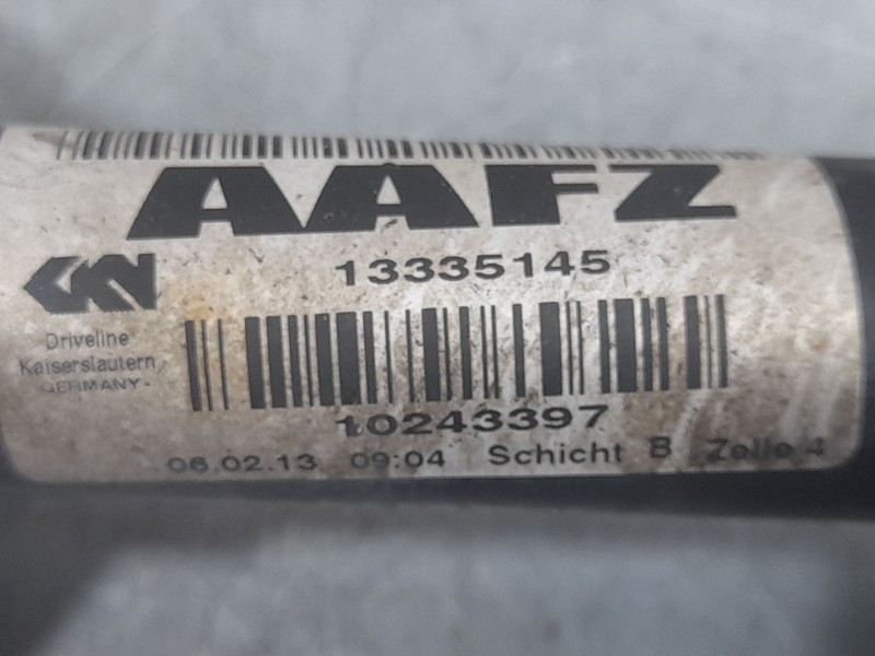 Recambio de transmision delantera izquierda para opel astra j sedán 1.4 turbo (69) referencia OEM IAM 13335145 10243397 AAFZ