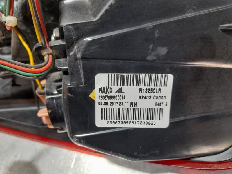 Recambio de piloto trasero derecho para hyundai i20 fresh referencia OEM IAM 92402C8000 02067099900010 EXTERIOR