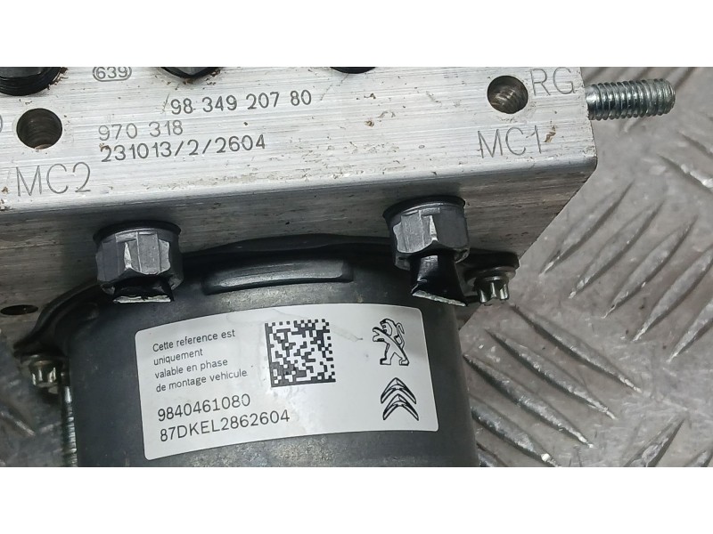 Recambio de abs para opel vivaro c furgoneta (k0) 1.5 referencia OEM IAM 9834920780  970318