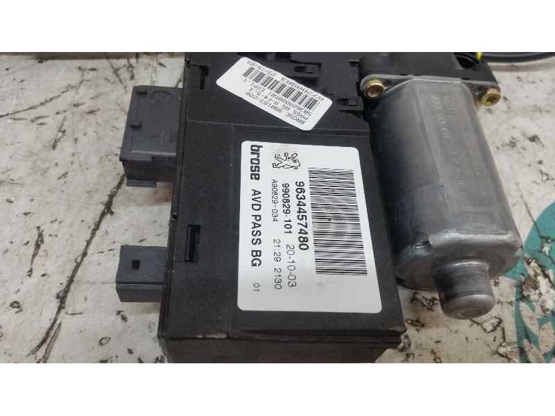 Recambio de elevalunas delantero derecho para peugeot 307 (s1) xn referencia OEM IAM  22 PIN ELECTRICO