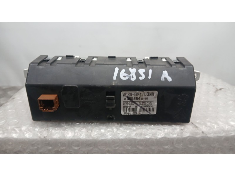 Recambio de pantalla multifuncion para opel vivaro c furgoneta (k0) 1.5 referencia OEM IAM 9836586580  S108583834