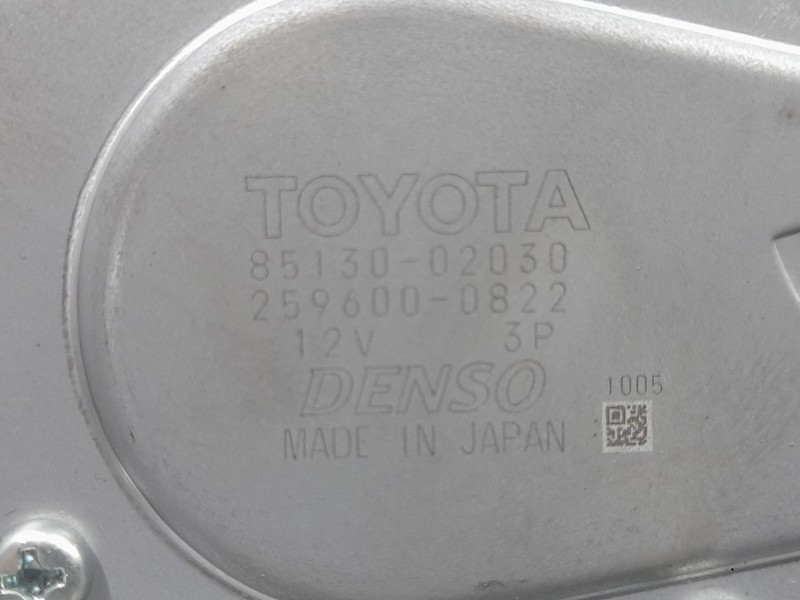 Recambio de motor limpia trasero para toyota auris hybrid active referencia OEM IAM 8513002030 2596000822 DENSO