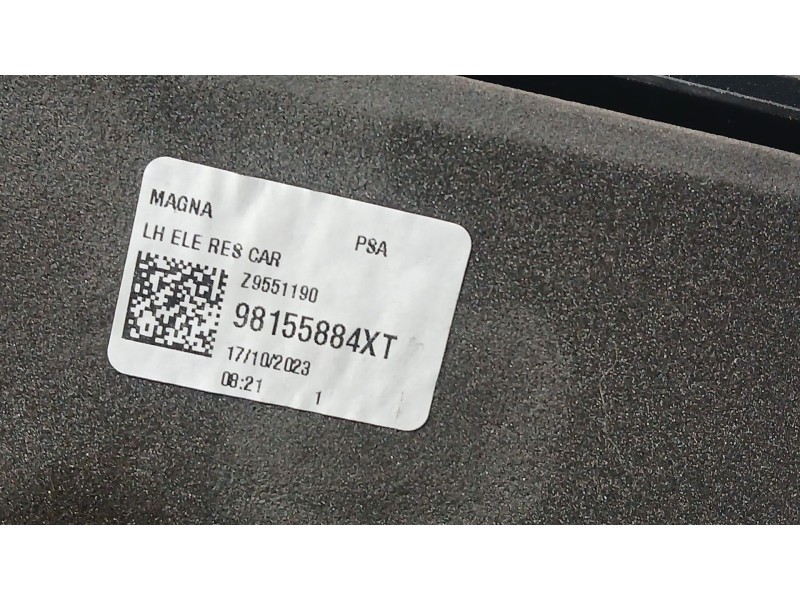 Recambio de retrovisor izquierdo para opel vivaro c furgoneta (k0) 1.5 referencia OEM IAM 98155884XT ELECTRICO 5 CABLES 