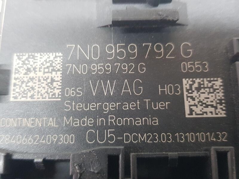 Recambio de modulo electronico para seat alhambra (710) style referencia OEM IAM 7N0959792G  