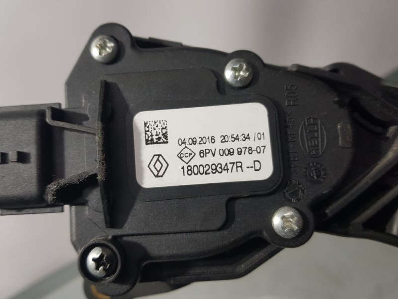 Recambio de potenciometro pedal para renault clio iv expression referencia OEM IAM 180029347RD 6PV00997807 HELLA
