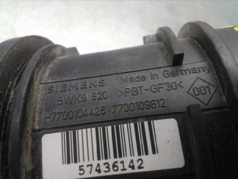 Recambio de caudalimetro para renault megane ii classic berlina 1.5 dci diesel referencia OEM IAM H7700104426 5WK9620 SIEMENS
