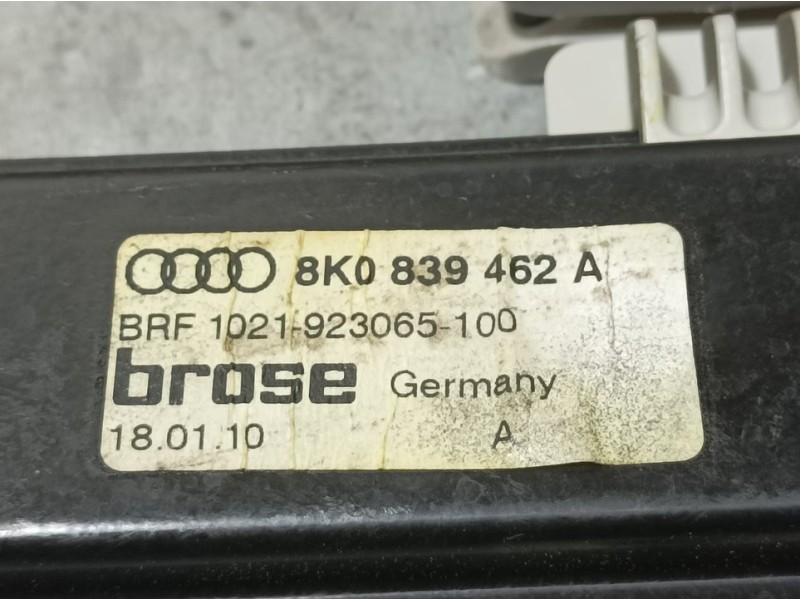 Recambio de elevalunas trasero derecho para audi a4 ber. (b8) e referencia OEM IAM 8K0839462A 1021923065100 ELECTRICO BROSE