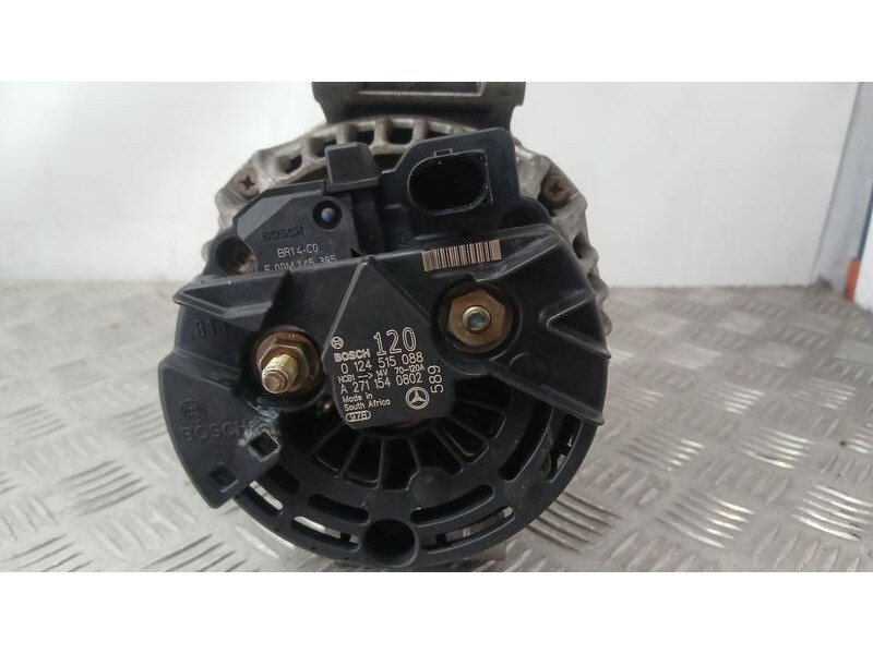 Recambio de alternador para mercedes-benz clase slk (w171) roadster slk 200 kompresor referencia OEM IAM A2711540802 BOSCH 01245