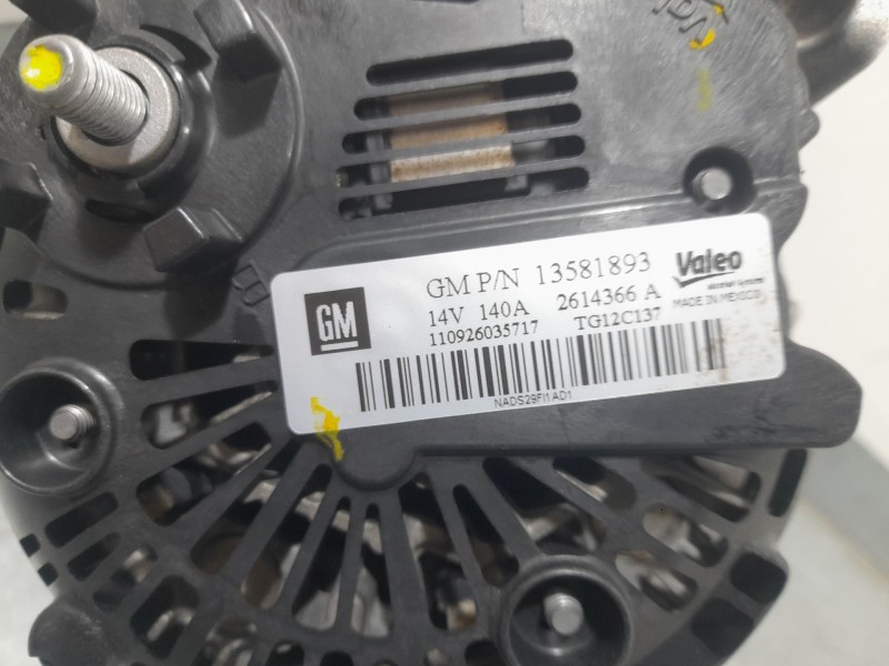 Recambio de alternador para opel corsa d (s07) 1.2 (l08, l68) referencia OEM IAM 13588296 valeo 2614366a