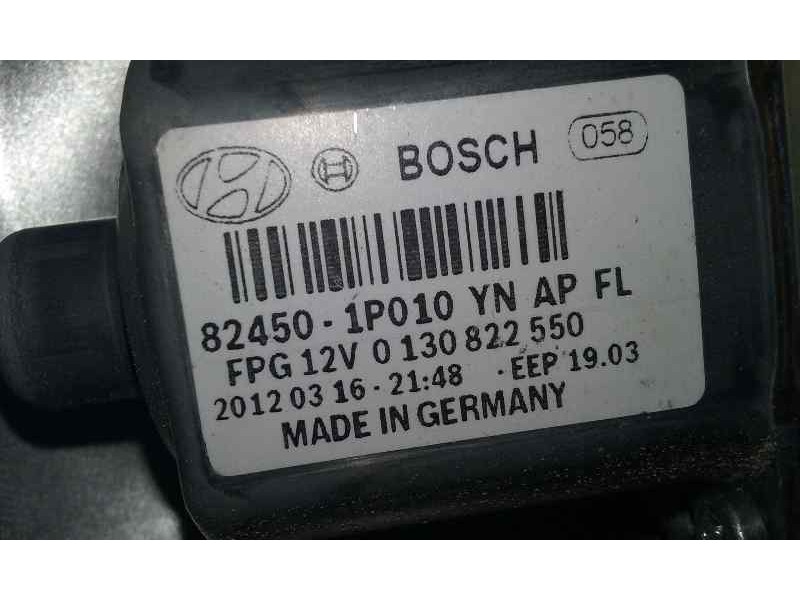 Recambio de elevalunas delantero izquierdo para hyundai ix20 gl classic referencia OEM IAM 824501P10YN 6 PINS ELECTRICO