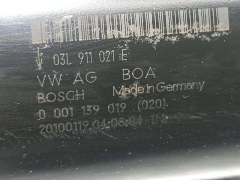 Recambio de motor arranque para audi a4 ber. (b8) e referencia OEM IAM 03L911021E 0001139019 BOSCH