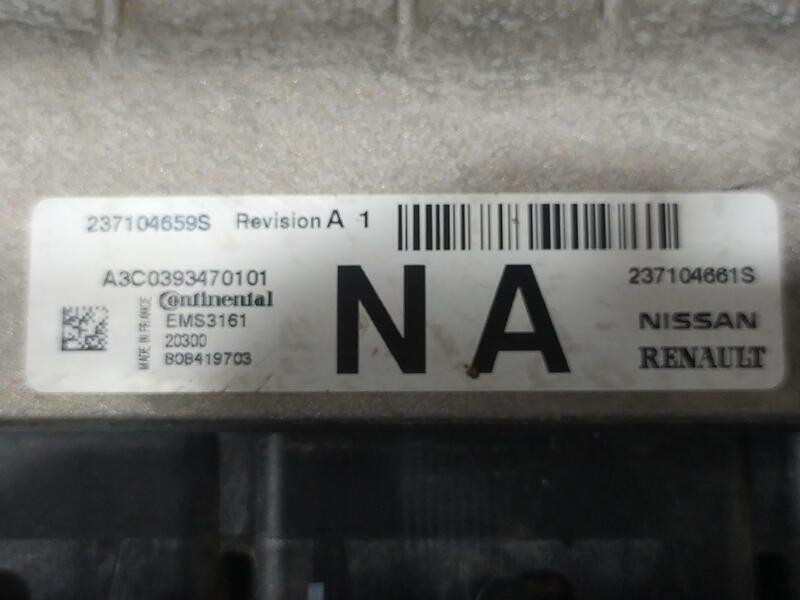 Recambio de centralita motor uce para dacia duster ii prestige referencia OEM IAM 237104659S CONTINENTAL A3C0393470101