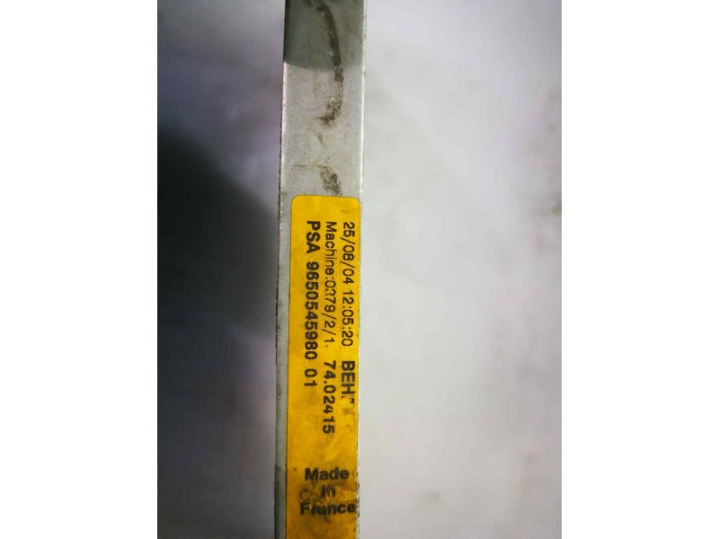 Recambio de condensador / radiador aire acondicionado para peugeot 307 (s1) 2.0 hdi cat referencia OEM IAM 9650545980  BEHR