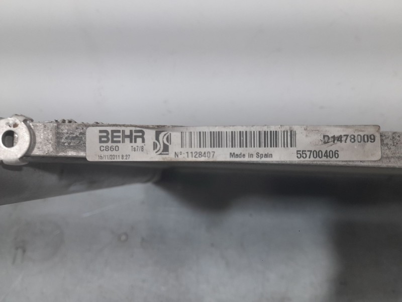 Recambio de condensador / radiador aire acondicionado para opel corsa d (s07) 1.2 (l08, l68) referencia OEM IAM 55700406  