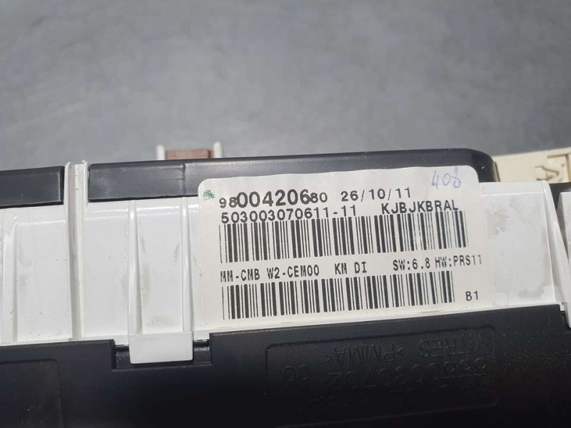 Recambio de cuadro instrumentos para peugeot 508 sw active referencia OEM IAM 9800420680 503003070611 