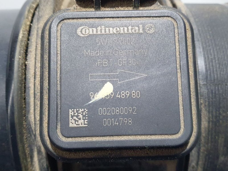 Recambio de caudalimetro para citroën c5 berlina premier referencia OEM IAM 9645948980 5WK997002 CONTINENTAL