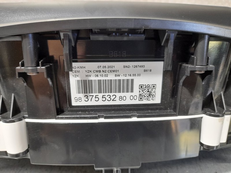 Recambio de cuadro instrumentos para citroën c3 feel referencia OEM IAM 9837553280  