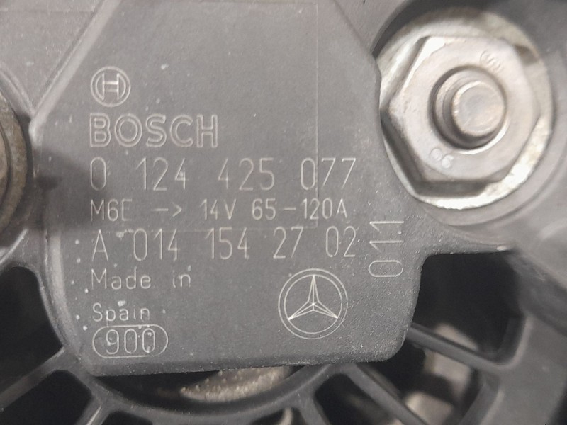 Recambio de alternador para mercedes-benz vito / mixto furgoneta (w639) 110 cdi (639.601, 639.603, 639.605) referencia OEM IAM A