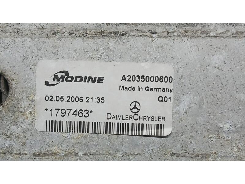 Recambio de intercooler para mercedes-benz clase slk (w171) roadster slk 200 kompresor referencia OEM IAM A2035000600  1794163