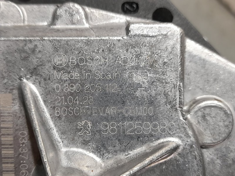 Recambio de motor limpia trasero para citroën c3 feel referencia OEM IAM 9811259980  