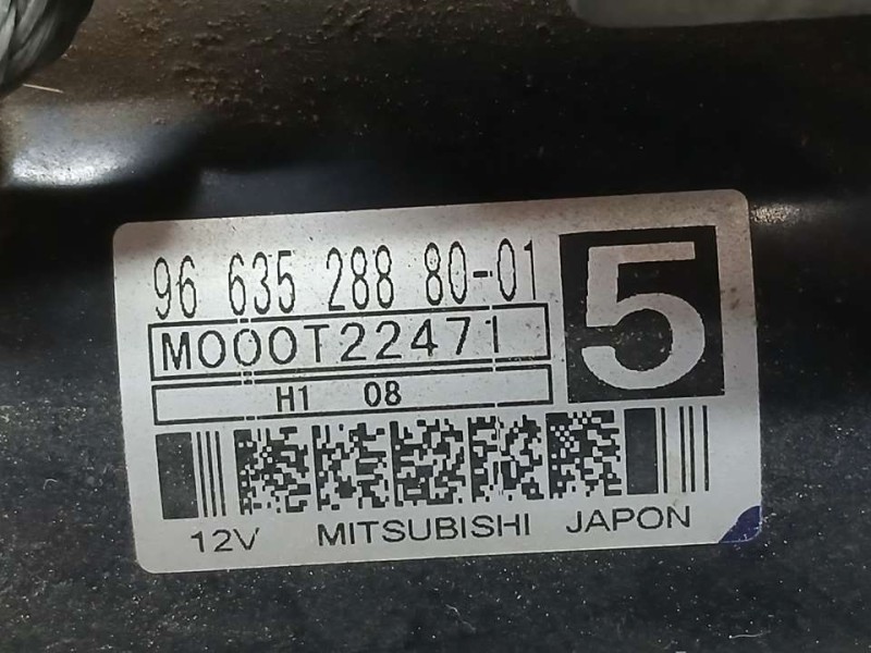 Recambio de motor arranque para peugeot 508 sw active referencia OEM IAM 9663528880 M000T22471 MITSUBISHI