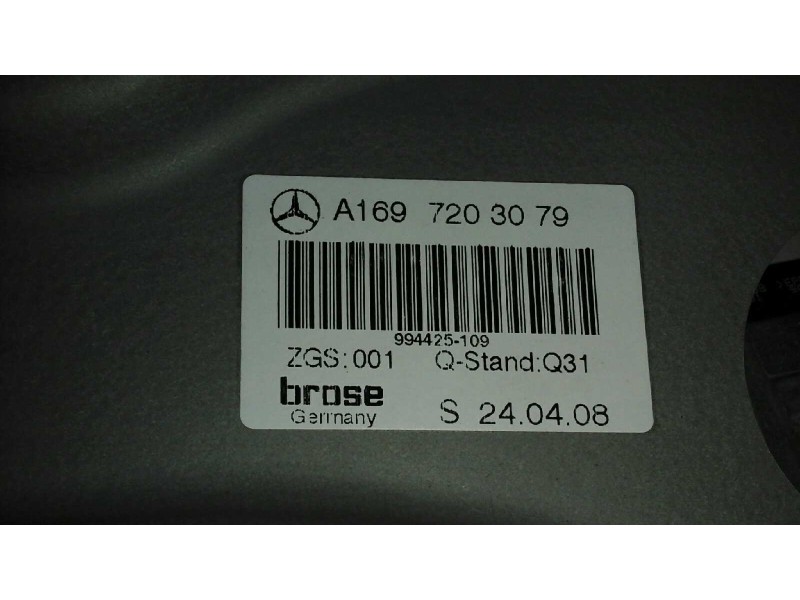 Recambio de elevalunas delantero derecho para mercedes-benz clase a (w169) a 150 (169.031) referencia OEM IAM A1697203079 6 PINS
