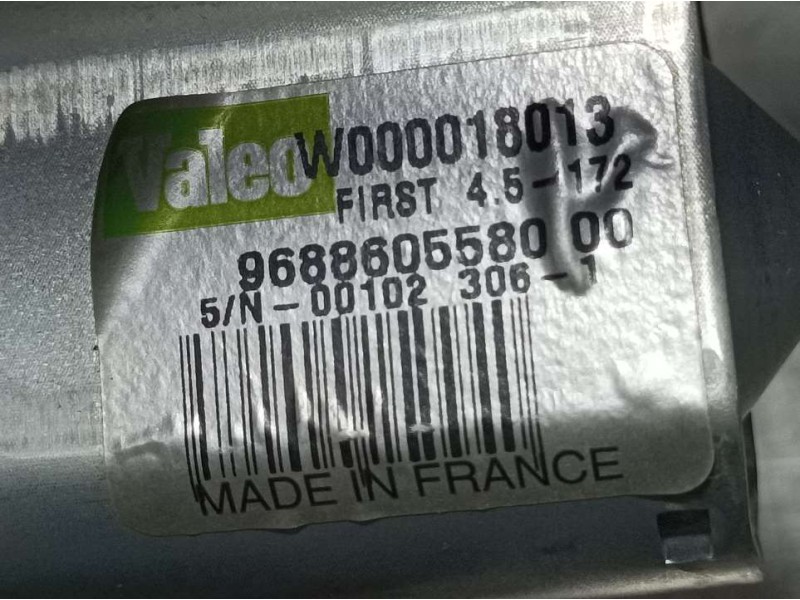 Recambio de motor limpia trasero para peugeot 508 sw active referencia OEM IAM 9688605580 W000018013 VALEO