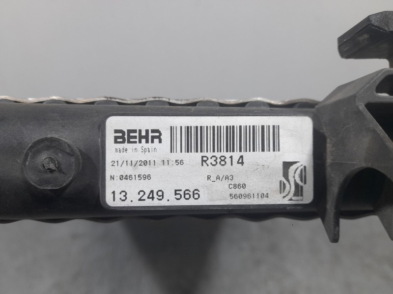Recambio de radiador agua para opel corsa d (s07) 1.2 (l08, l68) referencia OEM IAM 13249566  