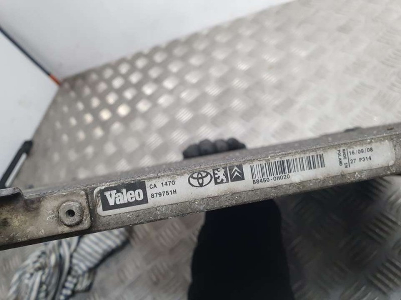 Recambio de condensador / radiador aire acondicionado para toyota aygo (kgb/wnb) blue referencia OEM IAM 884500H020 879751H VALE