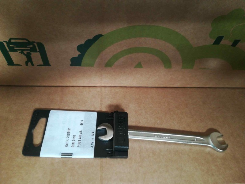 Recambio de llave fija para » otros... no usar standard referencia OEM IAM 2320101 PLUS CR.VA.  8X 9 DIN 3110