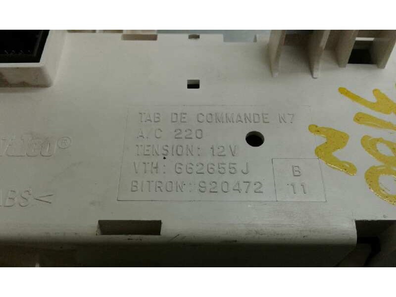Recambio de mando climatizador para citroën xsara berlina 1.9 turbodiesel referencia OEM IAM 920472 1000000779875 BITRON