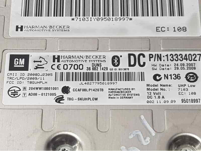 Recambio de modulo bluetooth para opel insignia berlina cosmo referencia OEM IAM 13334027 AD080121005 