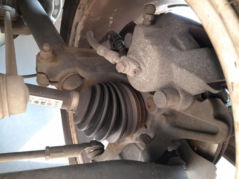 Recambio de mangueta delantera izquierda para volkswagen golf vi (5k1) 1.6 tdi referencia OEM IAM 1K0407255T  