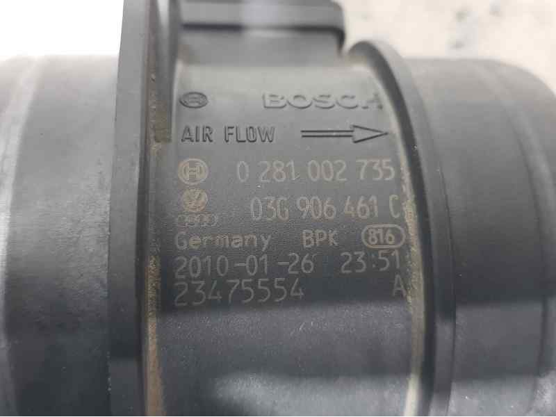 Recambio de caudalimetro para seat exeo berlina (3r2) reference referencia OEM IAM 03G906461C 0281002735 BOSCH