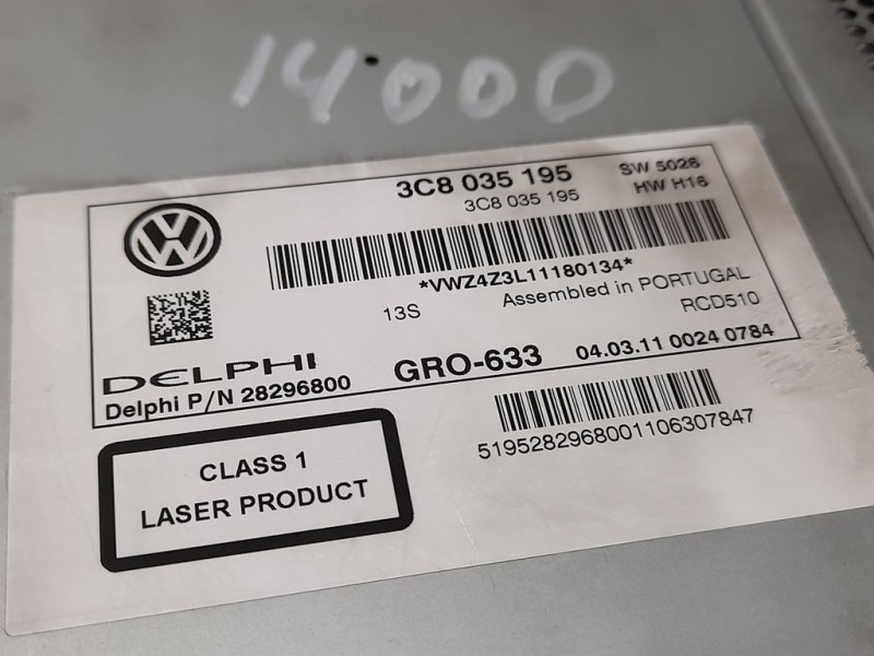 Recambio de sistema navegacion gps para volkswagen passat lim. (362) advance bluemotion referencia OEM IAM 3C8035195 28296800 DE