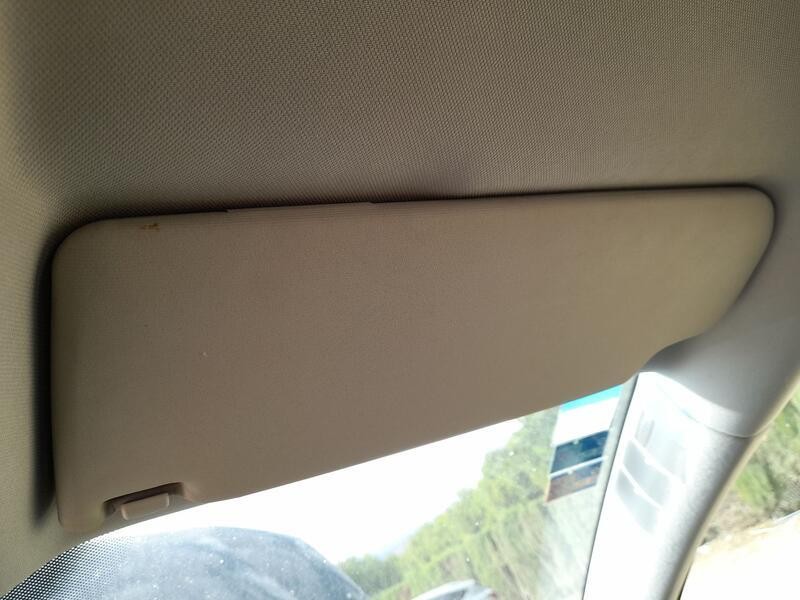 Recambio de parasol derecho para volkswagen golf vi (5k1) 1.6 tdi referencia OEM IAM 1K0857552K2F4  