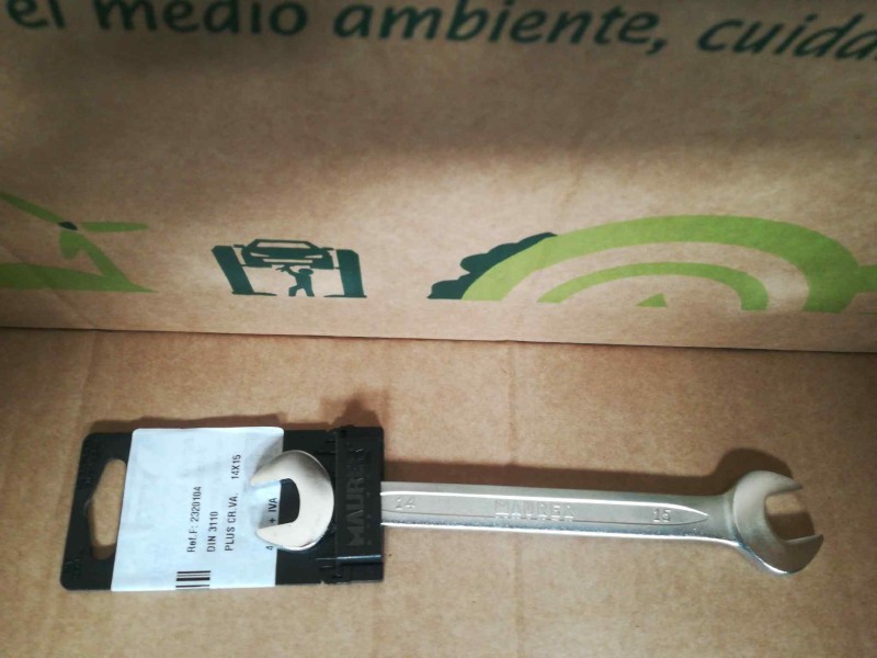 Recambio de llave fija para » otros... no usar standard referencia OEM IAM 2320104 PLUS CR.VA. 14X15 DIN 3110