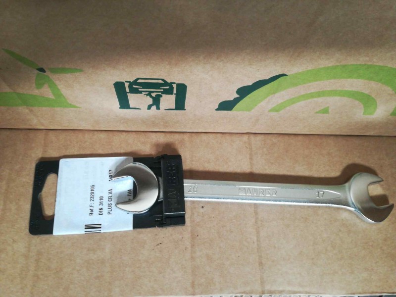 Recambio de llave fija para » otros... no usar standard referencia OEM IAM 2320105 PLUS CR.VA. 16X17 DIN 3110