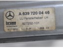 Recambio de elevalunas delantero izquierdo para mercedes-benz vito / mixto furgoneta (w639) 110 cdi (639.601, 639.603, 639.605) 