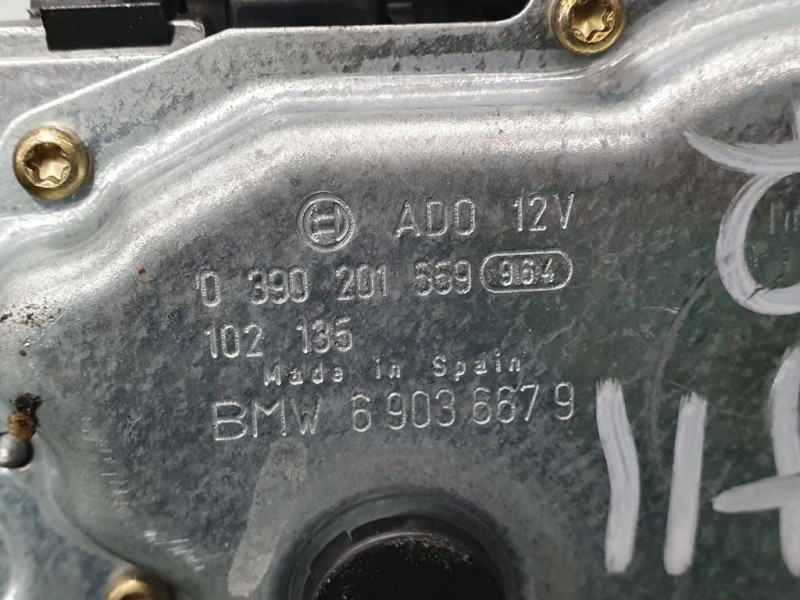 Recambio de motor limpia trasero para bmw serie 3 touring (e46) 320d referencia OEM IAM 69036679 0390201559 BOSCH