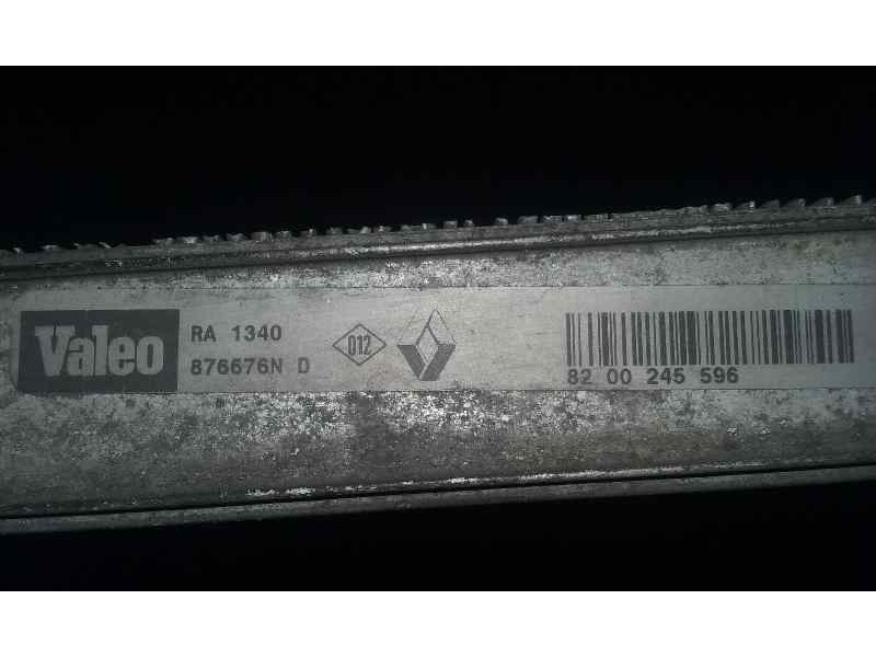 Recambio de radiador agua para renault clio ii fase ii (b/cb0) 1.5 dci diesel referencia OEM IAM  2 PATAS ROTAS VALEO